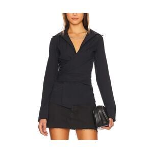 Jbq 'Valentina' Black Long Sleeve Top Size XS